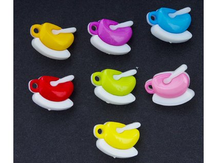 Gombík 18x15 mm šálka MIX