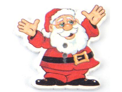 Button 37x35 mm Christmas