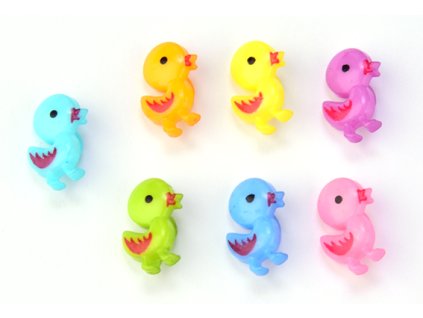 Button 11x17 mm chicken MIX