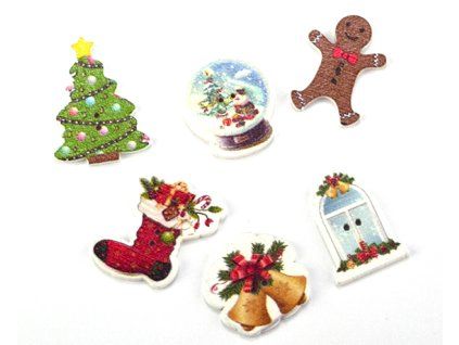 Button christmas MIX