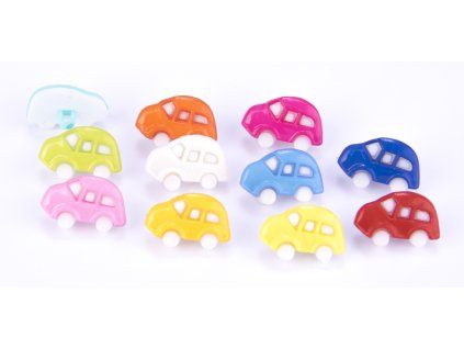 Gombík 17x11 mm  auto MIX