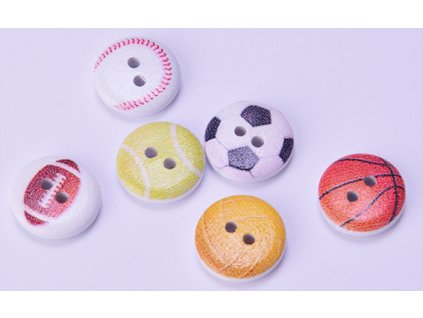 Gombík 15 mm lopta MIX