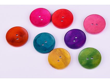 Knoflík 40 mm kulatý miskovitý
