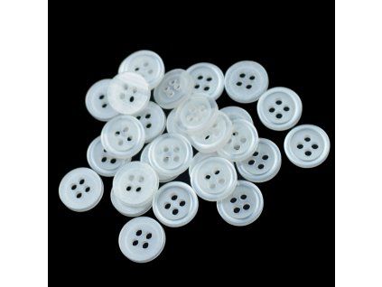 Gombík perleťový 10 mm košeľový IPA