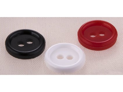 Knoflík 11 mm košilový plastový NIRO 1