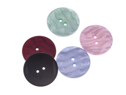 Knoflík 38 mm perleťový