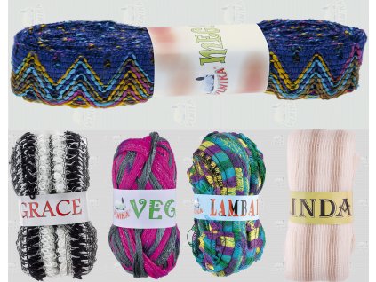 Priadza Volánová MIX 0,5 kg