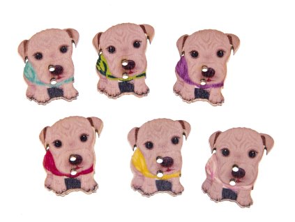 Button dog MIX 27mm