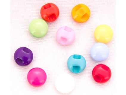 Knoflík 9 mm MIX plastový