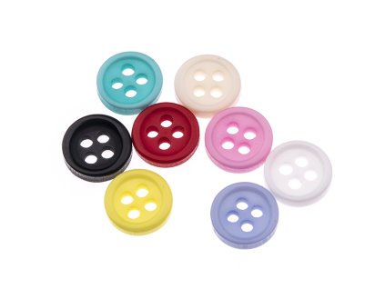 Knoflík 8,6 mm plastový