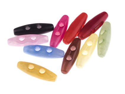 Knoflík 31x10mm oliva 1