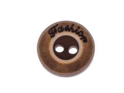 Guzik 12,5 mm brązowy