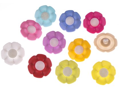 Knoflík 25 mm květina 1