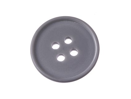 Button 19mm gray plastic