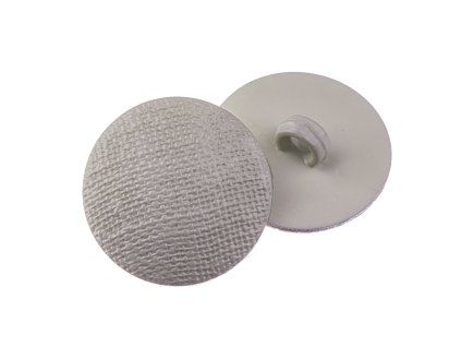 Gombík 23mm šedo-béžový plastový