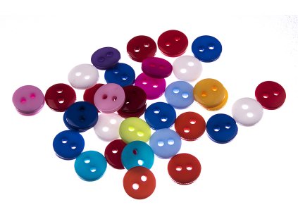 Plastic button MIX ?8 mm