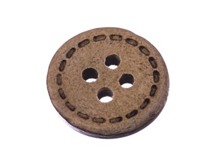 Coconut button 15 mm
