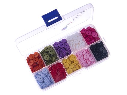 Button 9 mm MIX set 750pcs