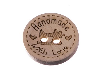 Gombík 20 mm Hand made šijací stroj