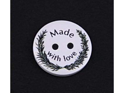 Button 23mm Made with love
