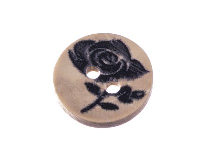 Coconut button 12 mm