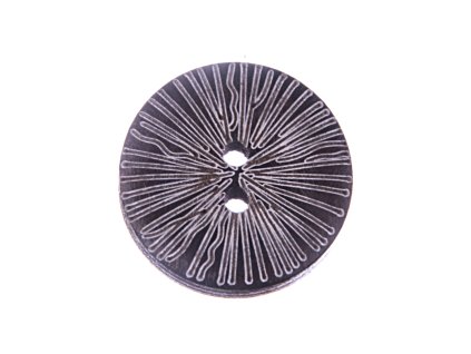 Guzik drewniany  20 mm zdobiony