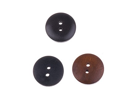 Knoflík 23 mm dřevěný