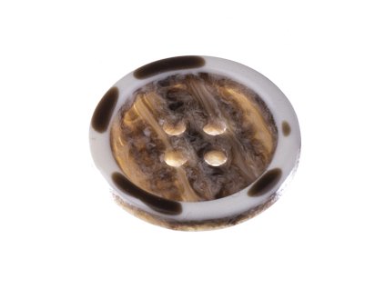 Guzik 20mm marmurowy plastik