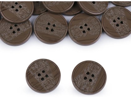 Plastic button 28mm