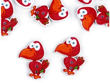 Button 28mm Dodo bird
