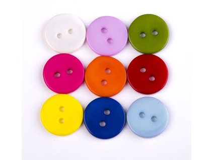 Knoflík 12 mm plastový mix