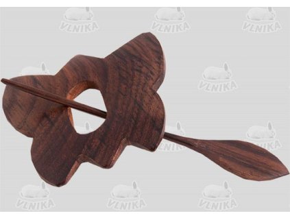Buckle 65x60 mm rosewood