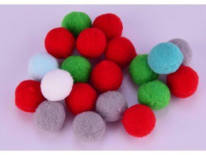 Bambulky polyesterové 20 mm/20ks 1