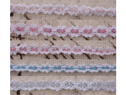 Krajka háčkovaná 12 mm/2 m bavlna 1