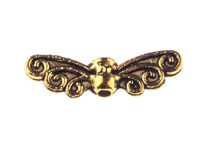 Bead angel wings gold