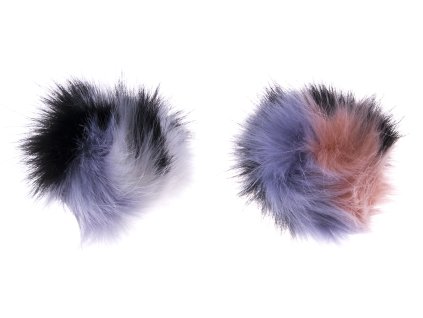 Bambule 8 cm z umělé kožešiny s poutkem 1