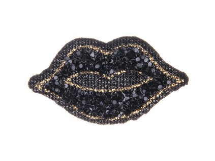 Patch glitter lips 40x25 mm