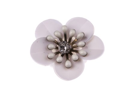 Květina flitrová s kamínky 25mm 1