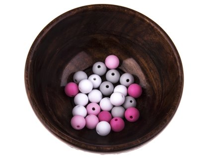 Plastové korálky Ø10 mm/25ks 1