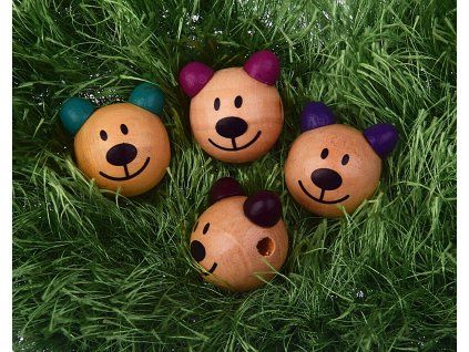 Bead  head teddy bear ?24 mm MIX