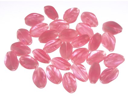 Plastové korálky 13x8mm/30ks 1