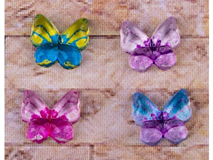 Nalepovací kámen motýl 10mm 1