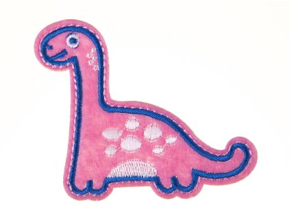 Záplata nažehlovací dinosaurus velký  60x65mm
