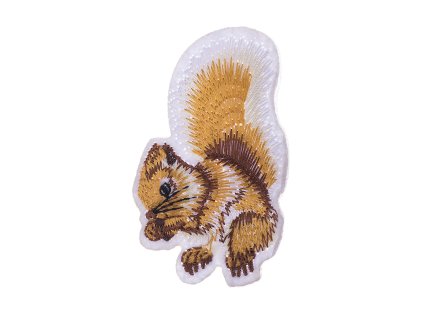 Patch squirrel 63x41mm