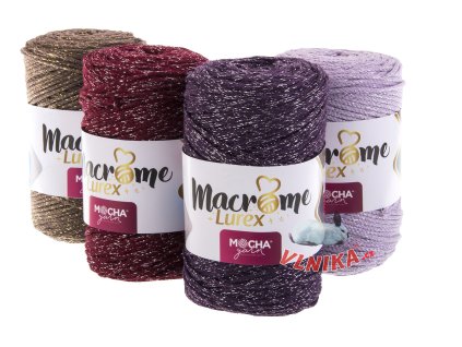 Příze Macrome Lurex Mocha