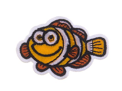 Záplata ryba 53x38 mm