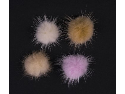 Aplikace kožešinová 3,5 cm