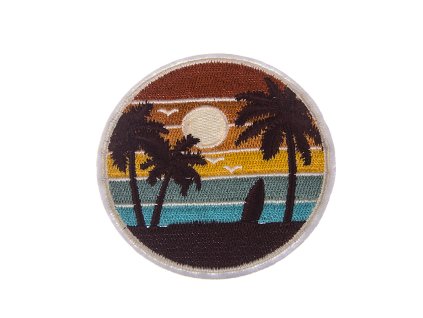 Záplata pláž s palmami 70mm