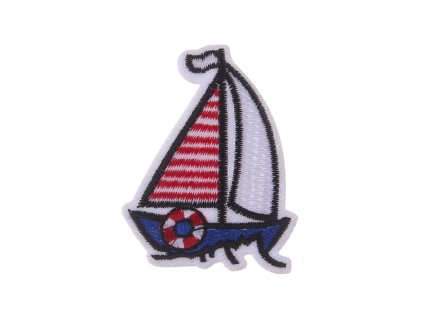 Patch sailboat 55x40mm