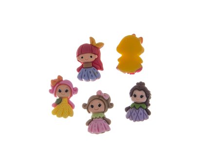 Aplikácia nalepovacie bábika MIX 23mm